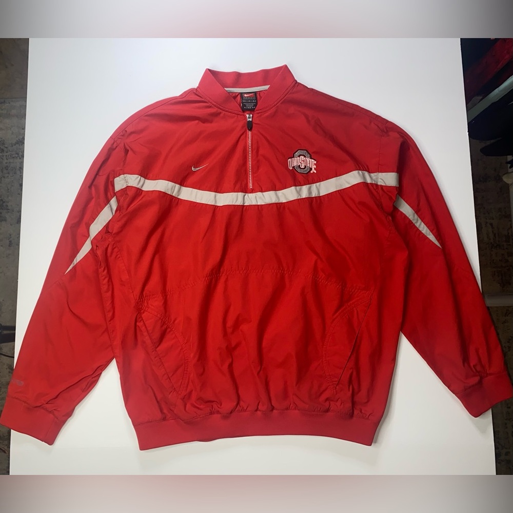 Ohio State Buckeyes Nike Clima Fit Pullover Jacket